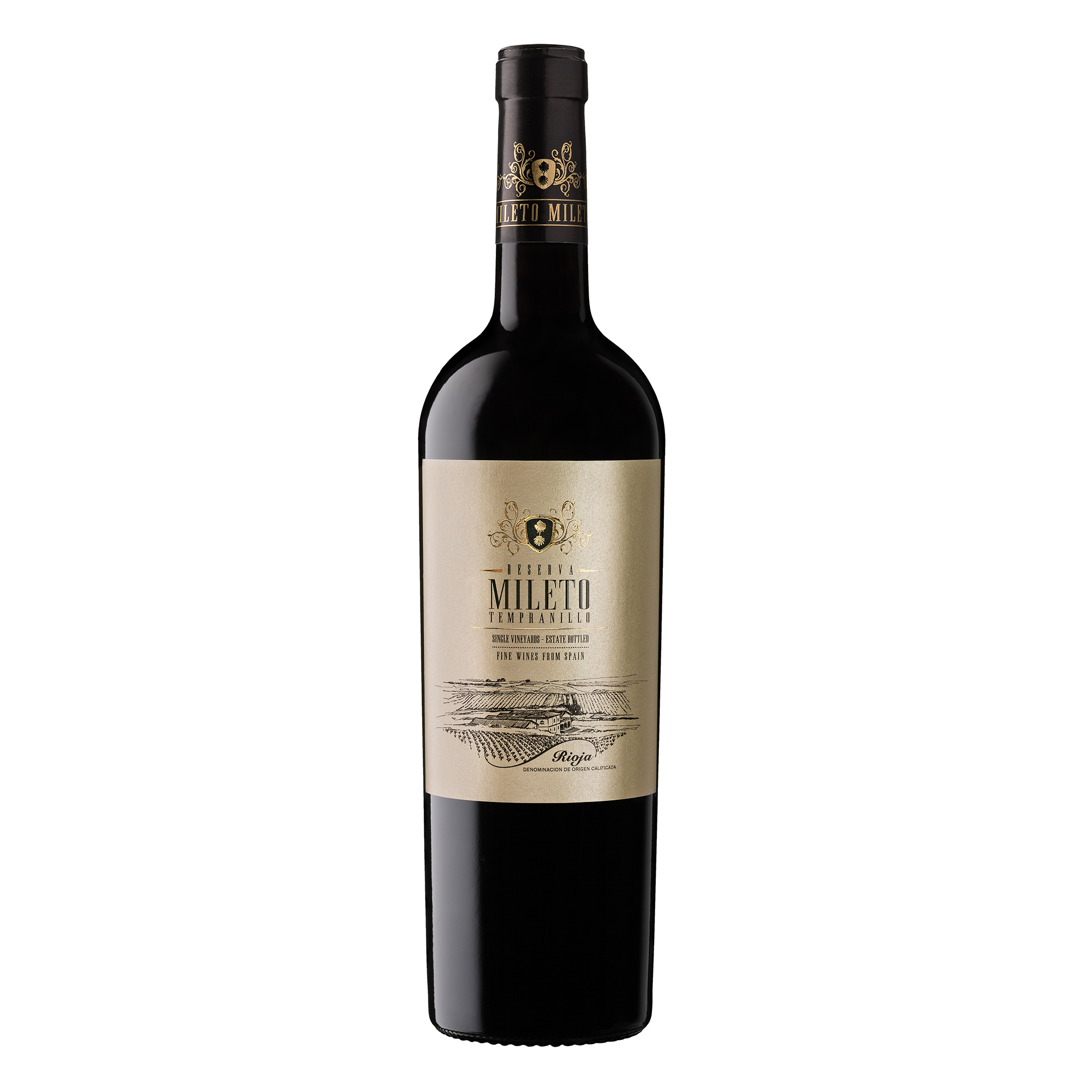 Mileto Reserva bottle