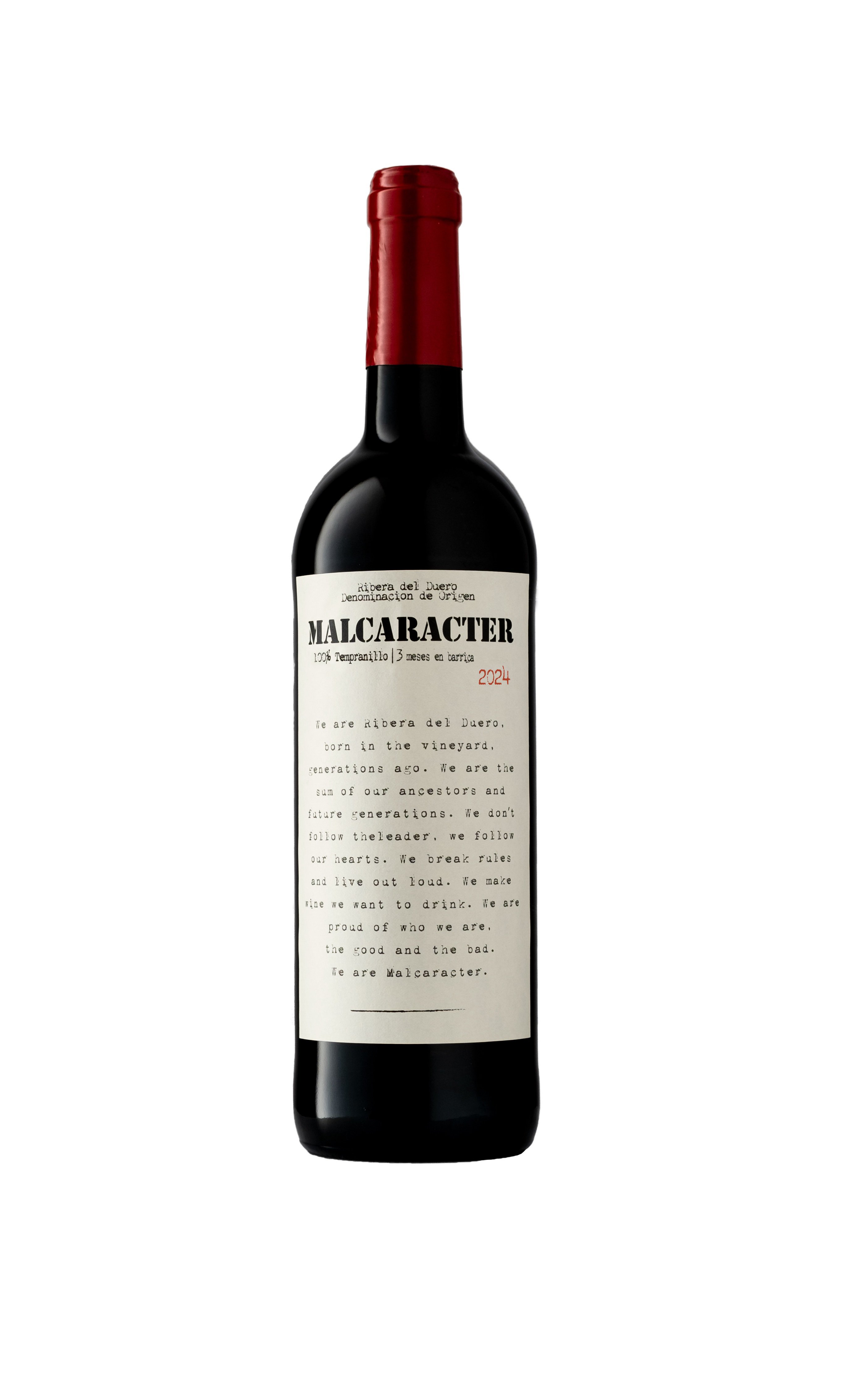 Tempranillo bottle