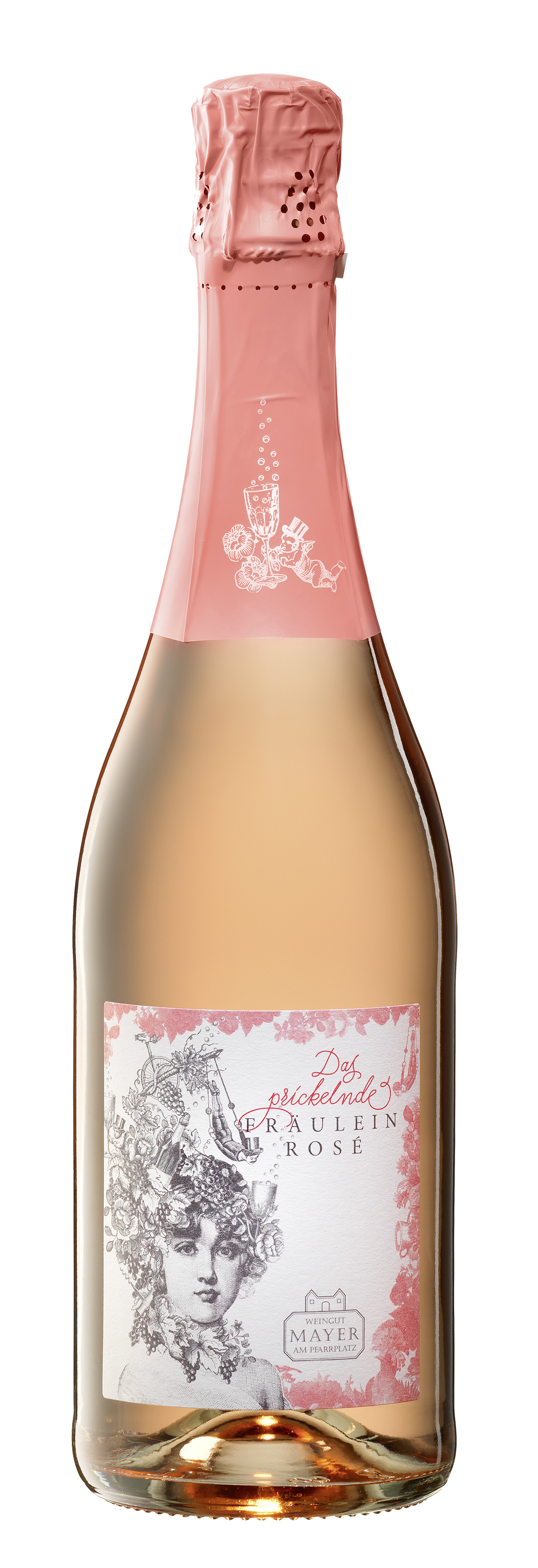 Das Prickelnde Fräulein Rosé bottle