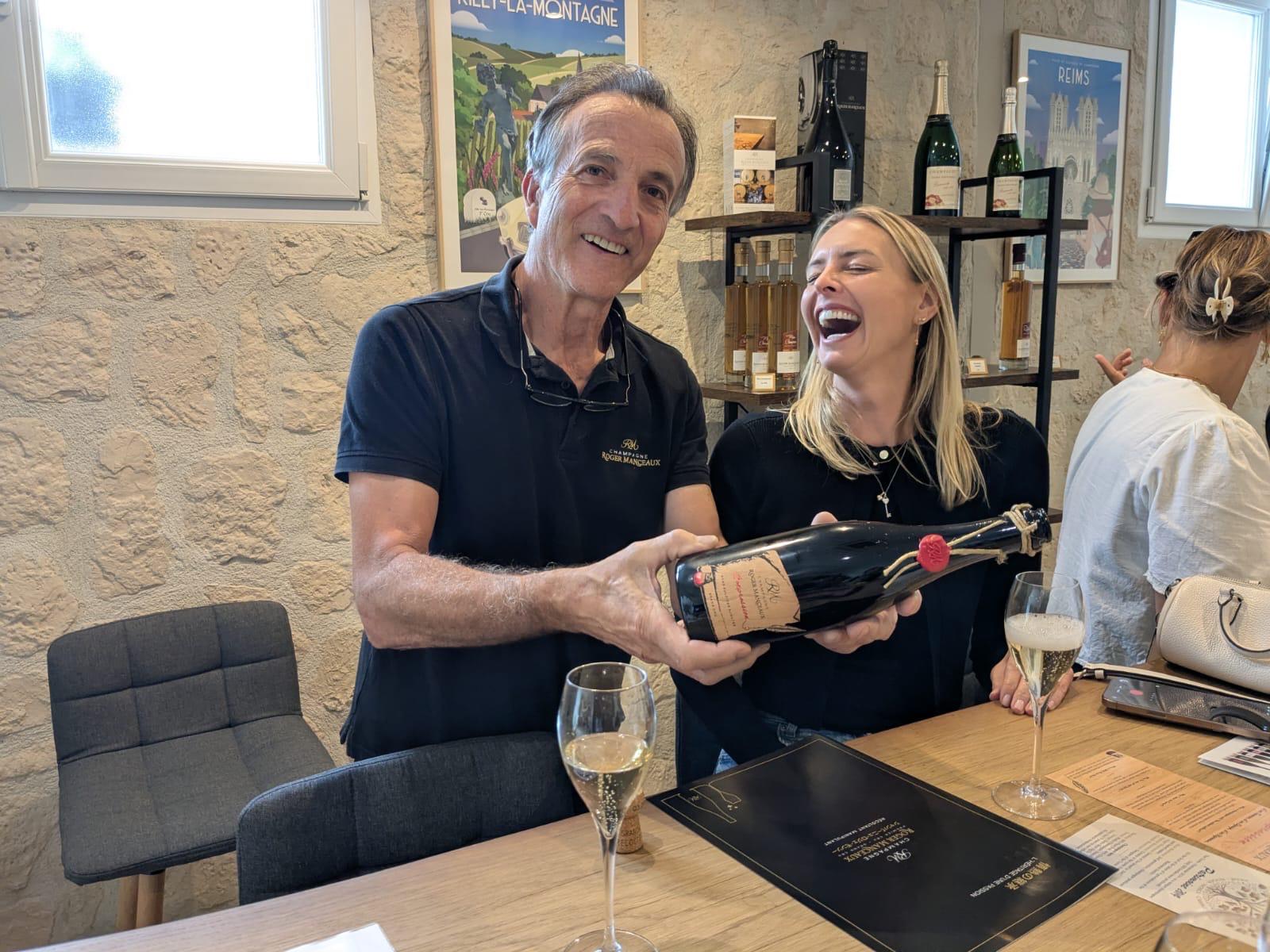 Meeting a Champagne producer