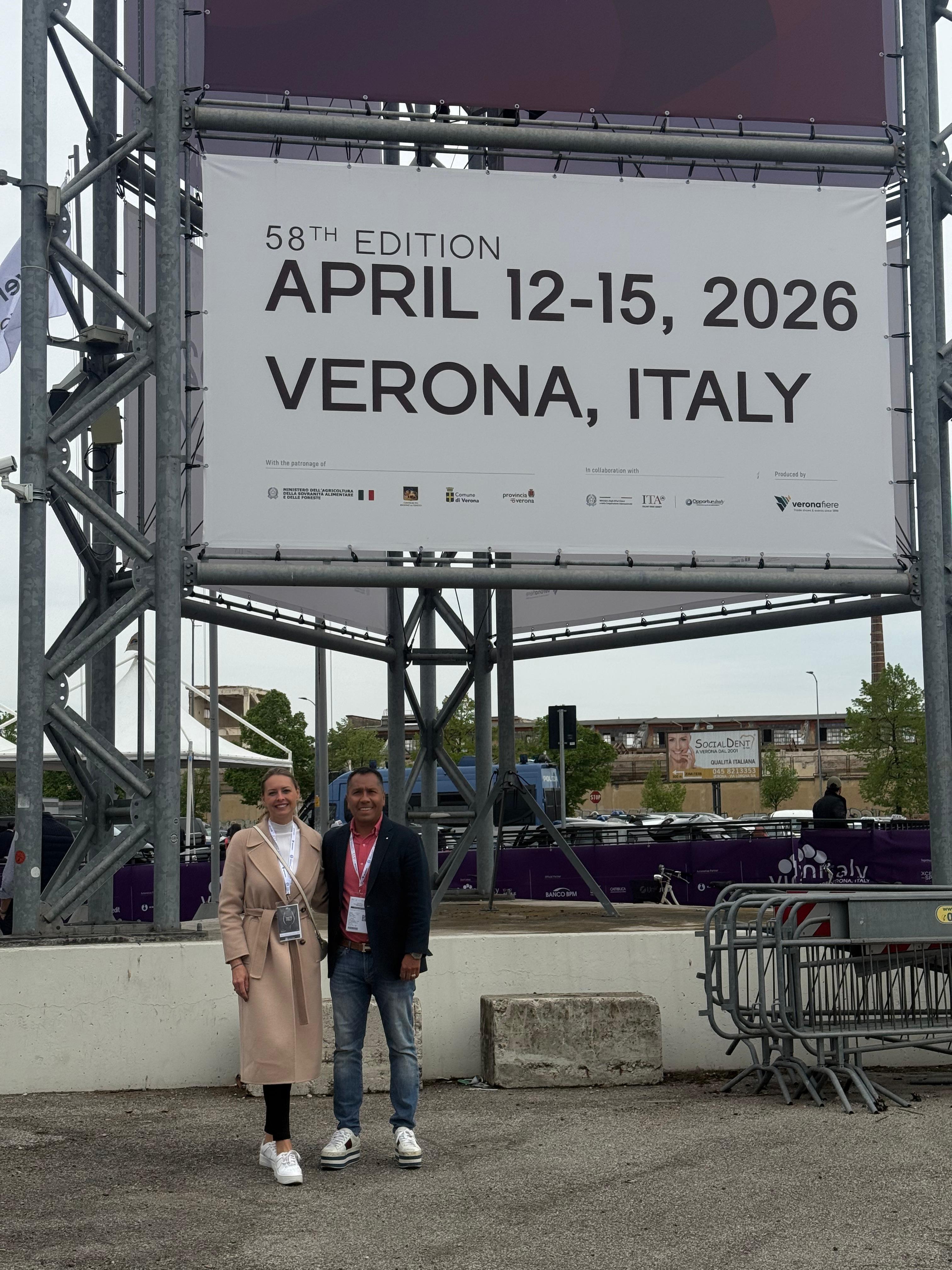 Rouge & Co. at a wine fair in Italy